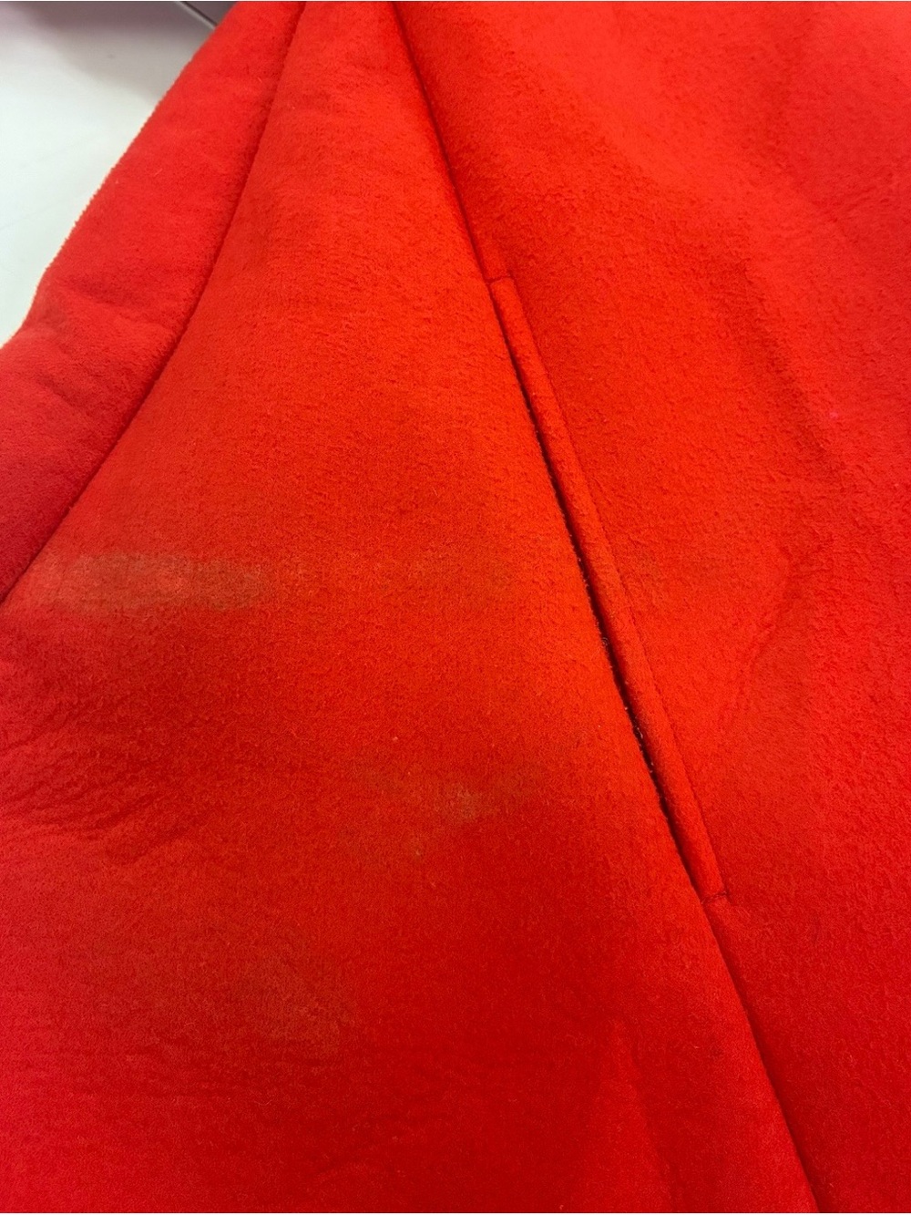 Comme Des Garçons Red and Pink Colorblock Coat - Picture 8 of 11